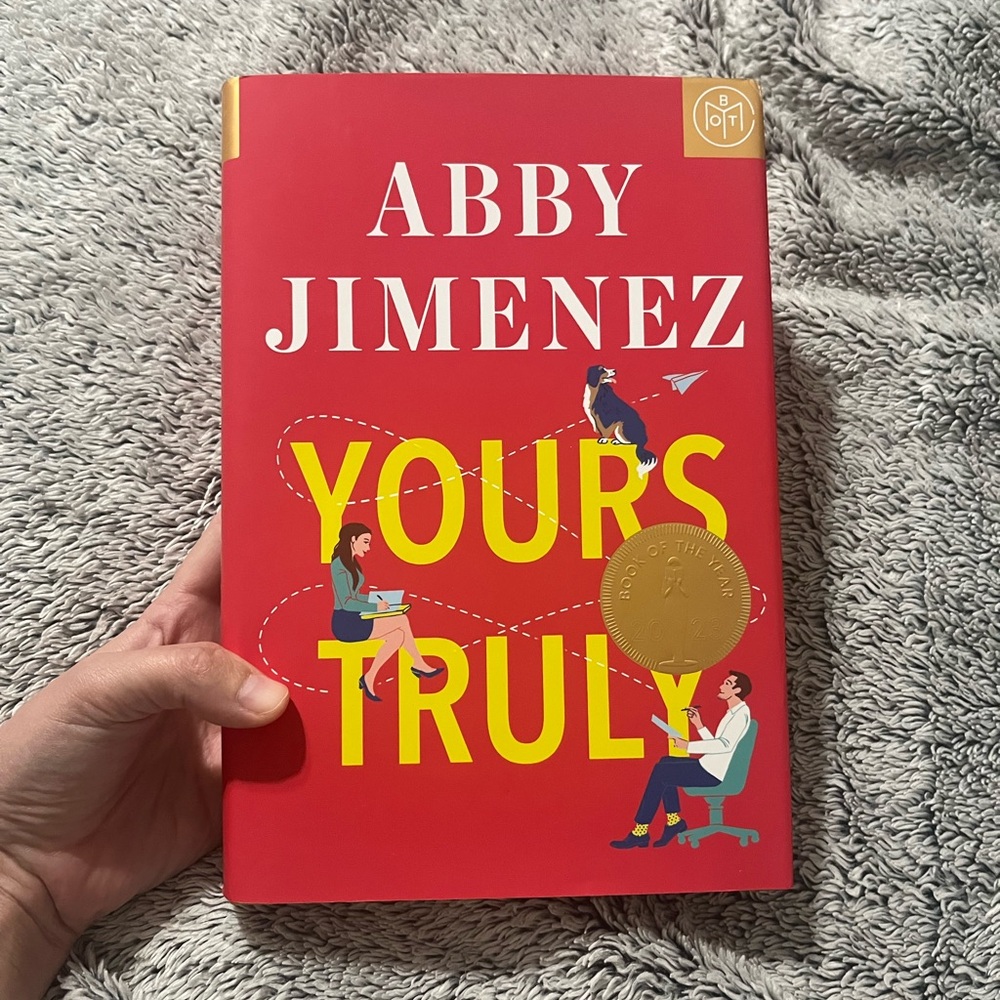 Yours Truly by Abby Jimenez Hardcover Book